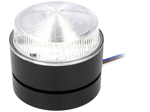 Lampa semnalizare, 115-230VAC, led, continuu, pulsator, IP67, portocalie, LED80-04-01
