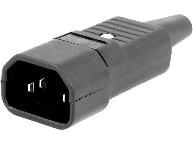 Conector tensiune alimentare, tata, 10A, 250V, 4732.0000, SCHURTER