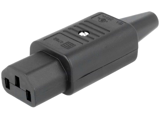 Conector tensiune alimentare, mama, IEC60320,  C13, 10A, 250V, 4782.0000, SCHURTER