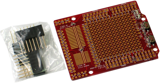 Placa dezvoltare; pentru MAPLE, PINGUINO, ARDUINO; PROTO-SHIELD; OLIMEX