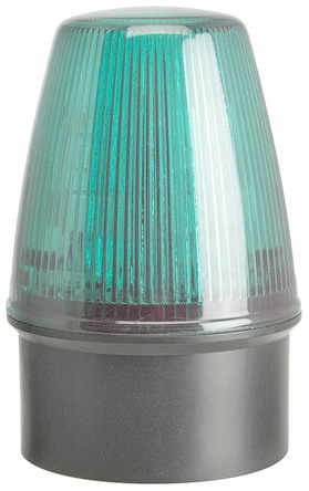 Lampa semnalizare, 20-30VAC/DC, led, continuu, pulsator, IP65, verde, LED100-02-04